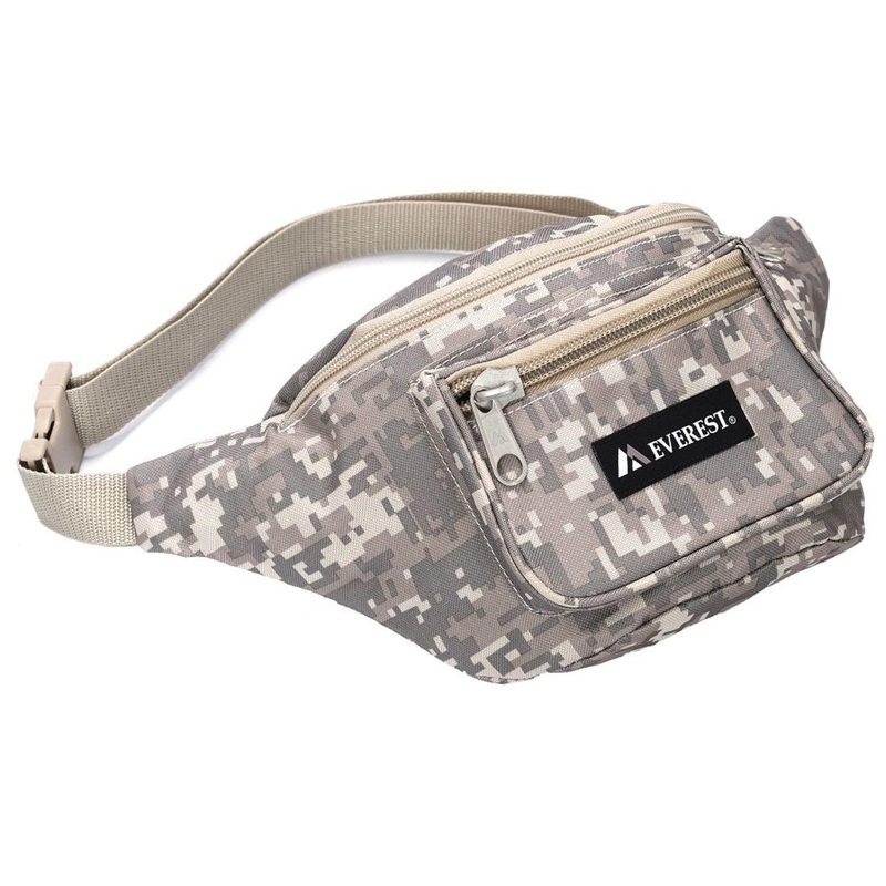 Everest Digital Camouflage Waist Fanny Pack DC044MD Medium