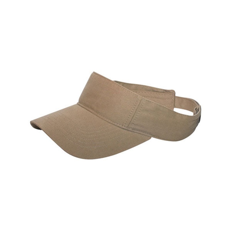 Mega Cap 4056A PET Spun Fabric Visor Black