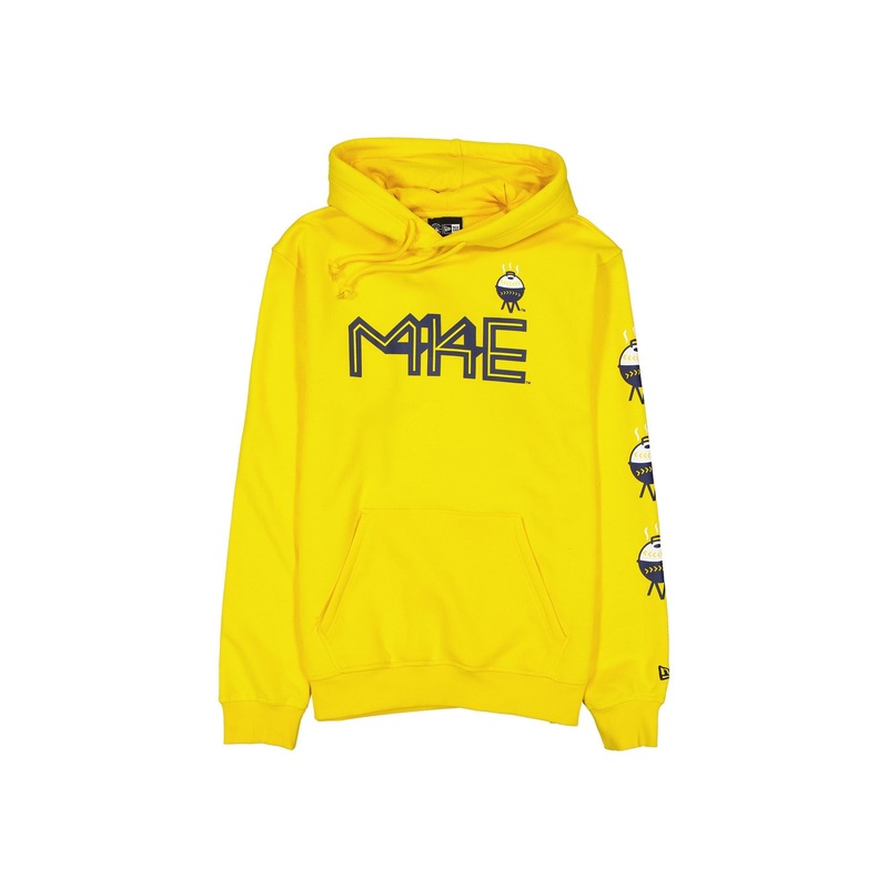 Milwaukee Brewers City Connect Yellow Hoodie S