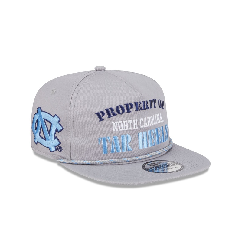North Carolina Tar Heels Vintage Gray Rope Golfer Hat One Size