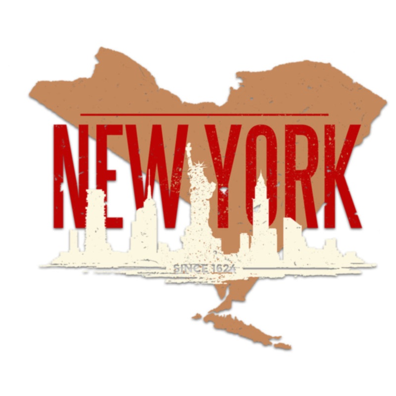 Red Vintage New York Default Title One Size