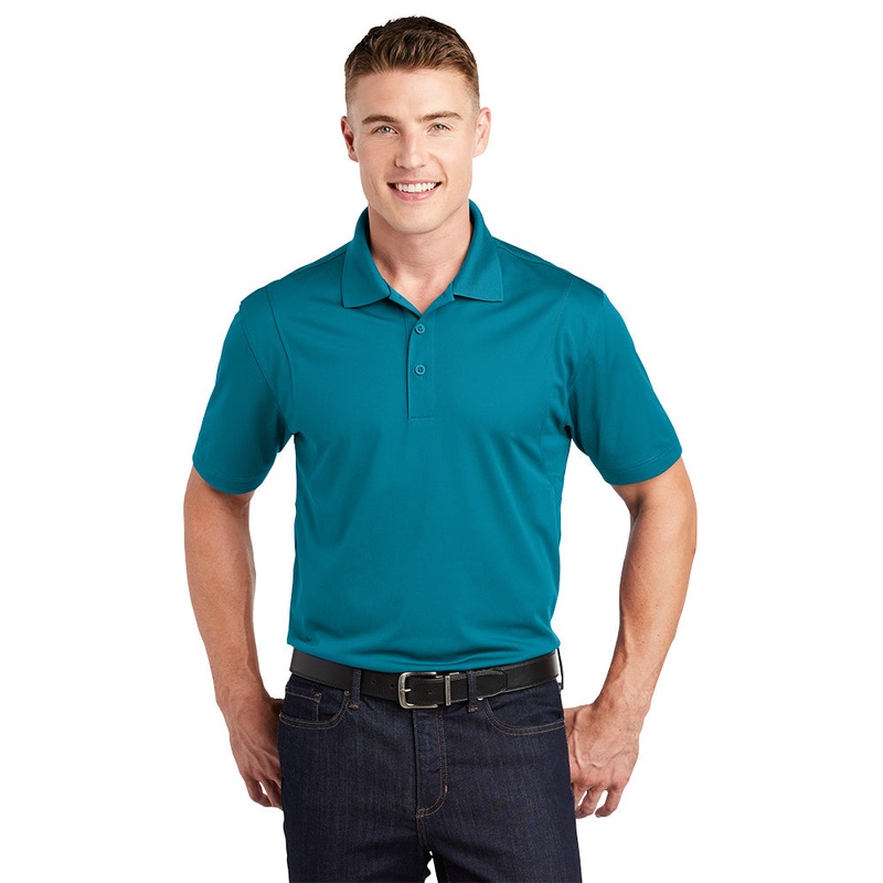 Sport-Tek ST650 Micropique Sport-Wick Polo – Tropic Blue Tropic Blue XS