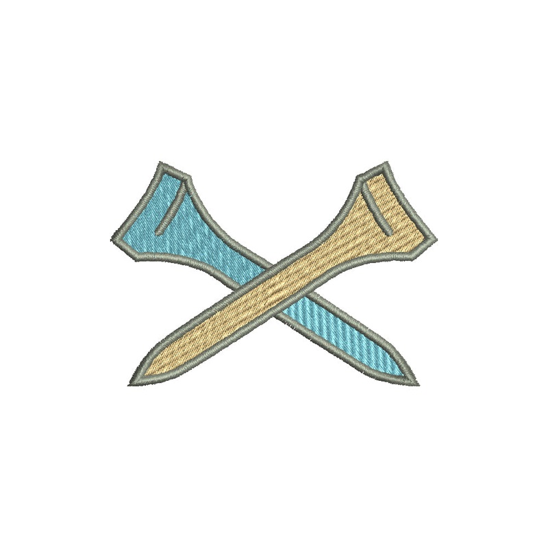 Crossed Golf Tees Default Title One Size