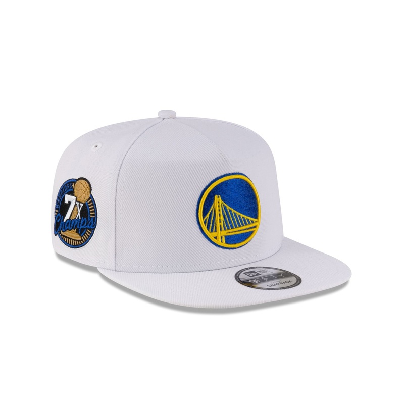 Golden State Warriors Champions 9FIFTY A-Frame Snapback Hat One Size
