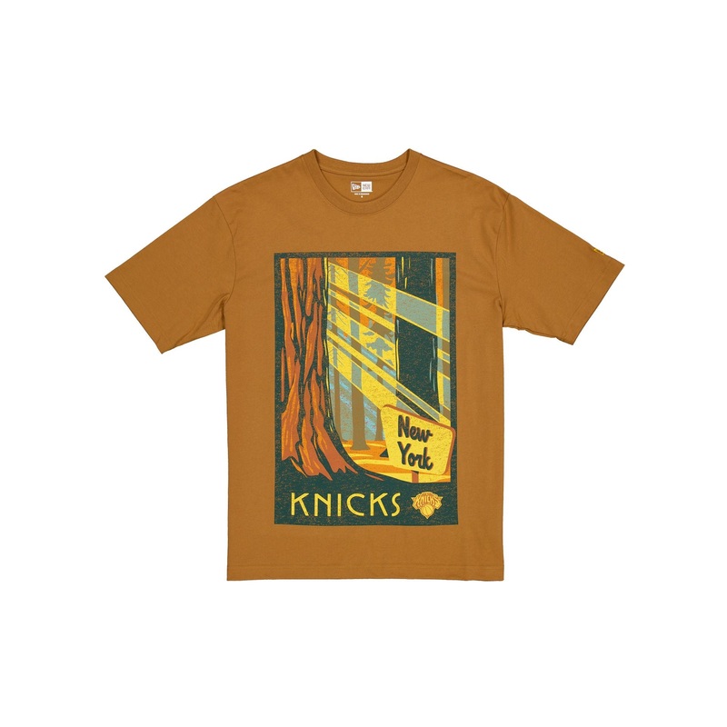 New York Knicks 2025 All-Star Game Victory Grove Light Bronze T-Shirt S