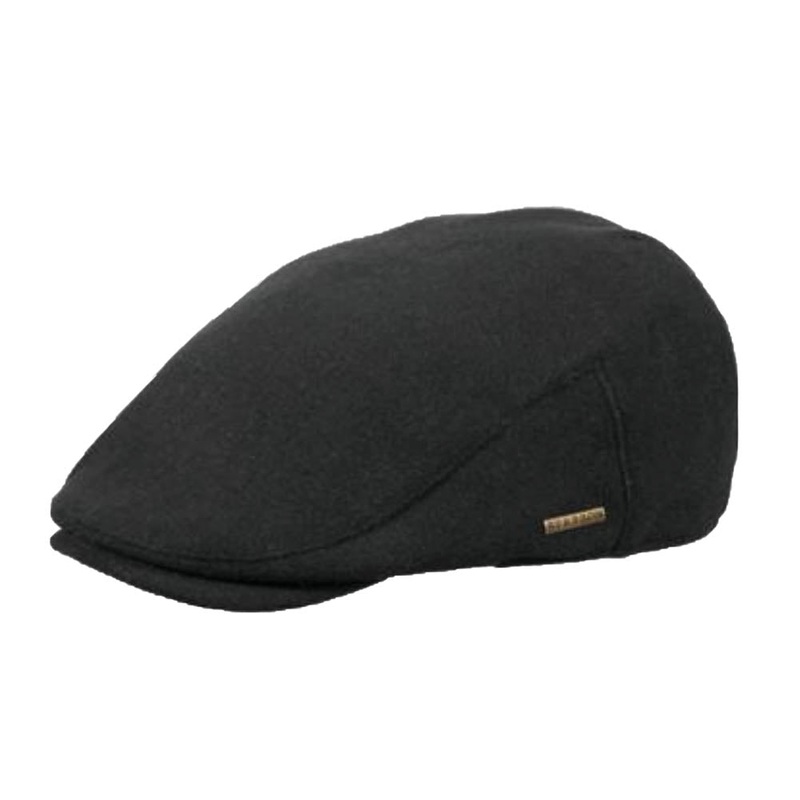 Oxford Wool Blend Ivy Cap – Stetson Hats Black Large