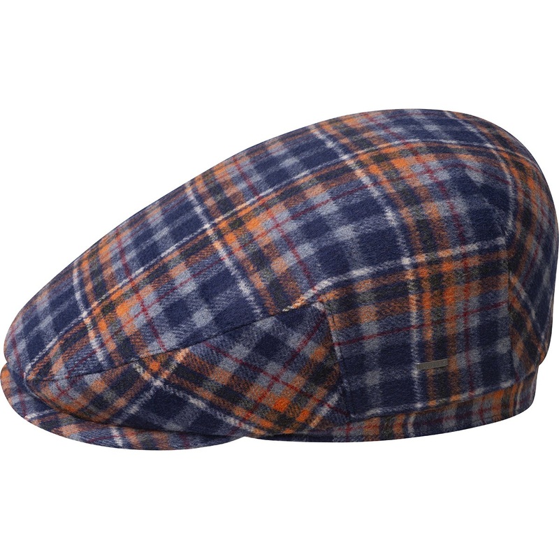 Wickes Flat Cap Blue Plaid S