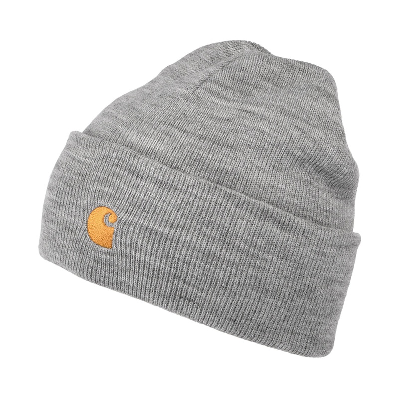 Carhartt WIP Hats Chase Cuffed Beanie Hat – Grey 1-Size