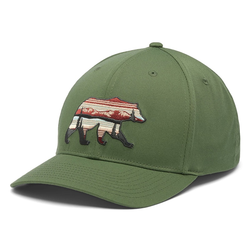Columbia Hats Scenic Stroll Lost Lager 110 Flexfit Snapback Cap – Forest Adjustable