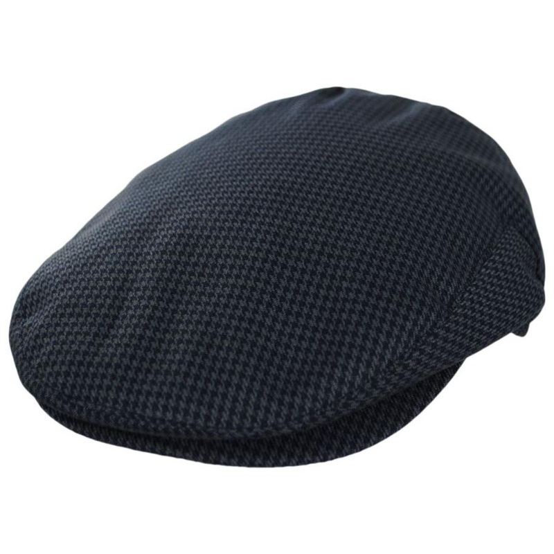 Houndstooth Ivy Cap NAVY S