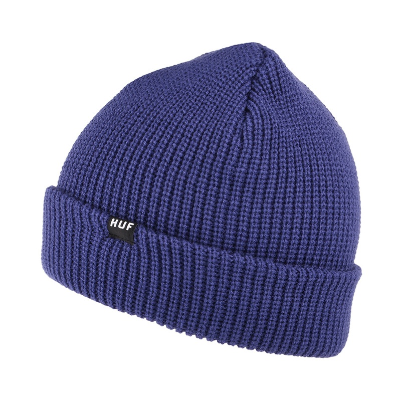 HUF Usual Fisherman Beanie Hat – Navy Blue 1-Size