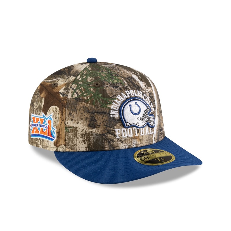 Just Caps Realtree Indianapolis Colts Low Profile 59FIFTY Fitted Hat 7