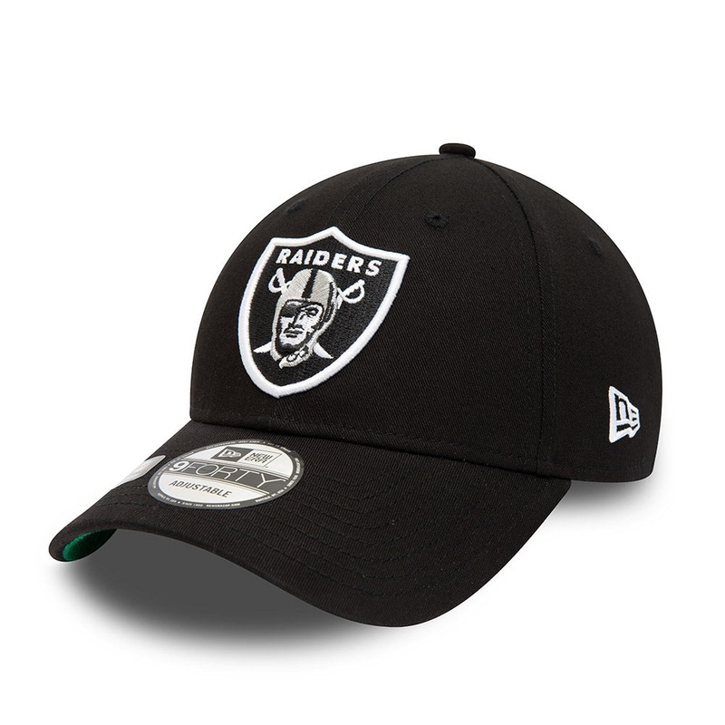 New Era 9FORTY Las Vegas Raiders Baseball Cap – NFL Team Side Patch – Black Adjustable