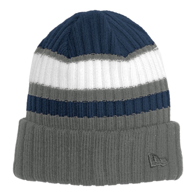 New Era NE903 Ribbed Tailgate Beanie Black/Graphite