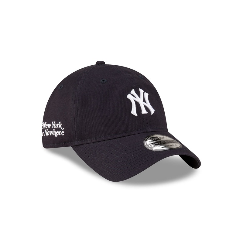 New York or Nowhere x New York Yankees Navy Logo 9TWENTY Adjustable Hat One Size