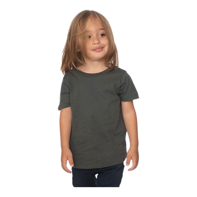 Royal Apparel Toddler Short Sleeve Crewneck T-Shirt  Style 5061 Made in USA Asphalt S