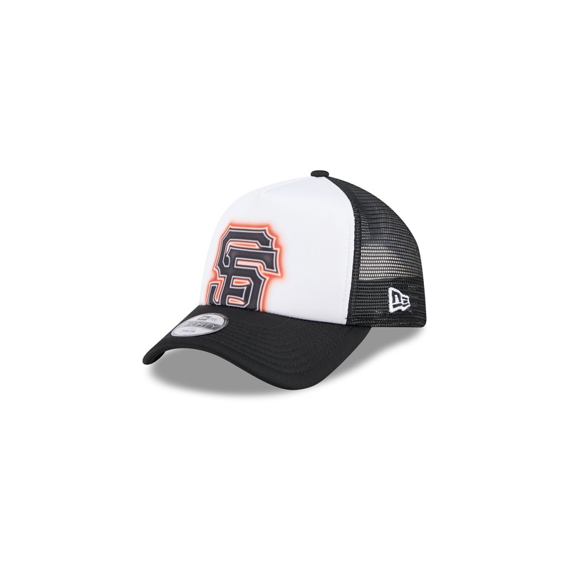 San Francisco Giants Kids Painted 9FORTY A-Frame Trucker Hat Child