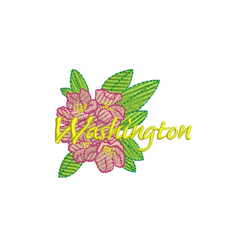 USA State Flower Washington Rhododendron Default Title One Size