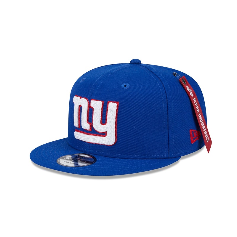 Alpha Industries x New York Giants Blue 9FIFTY Snapback Hat One Size