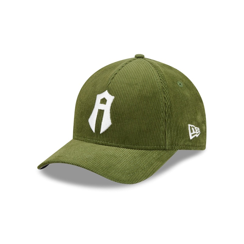 Atlas FC Olive Corduroy 9FORTY M-Crown Snapback Hat One Size
