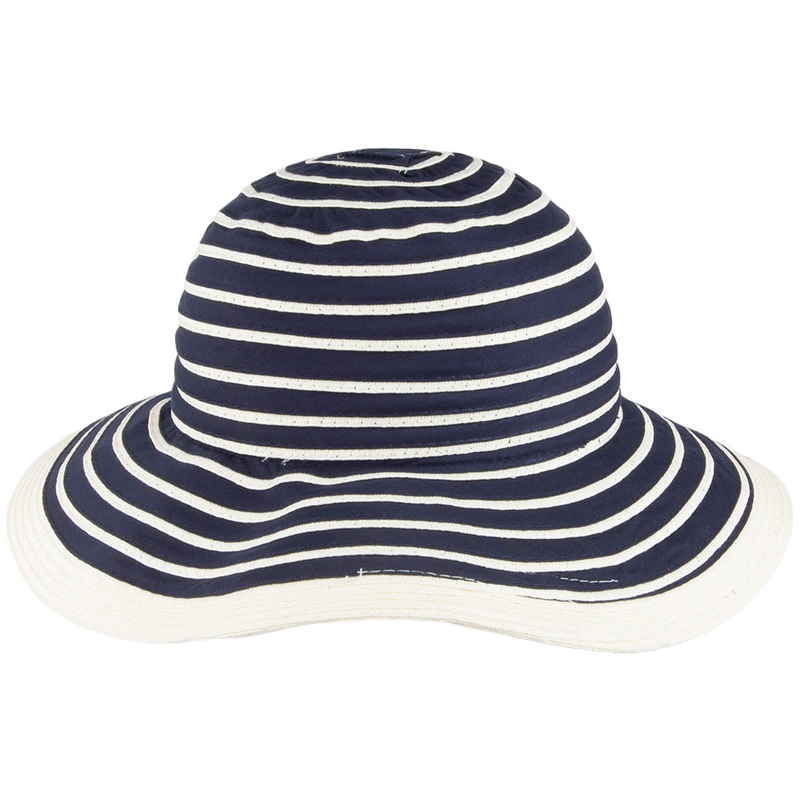 Barbour Hats Sealand Sun Hat – Navy-White S
