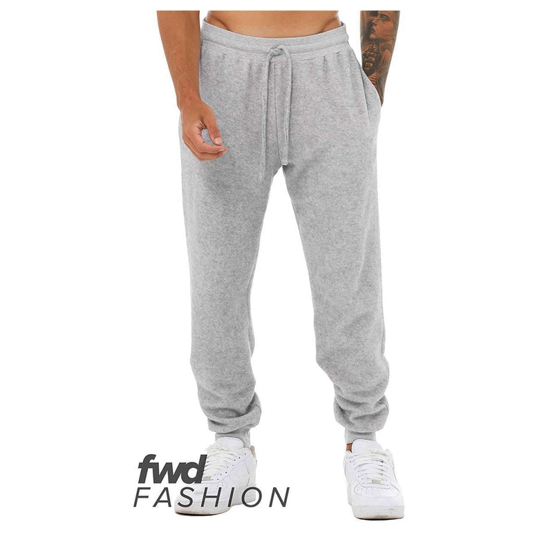 BELLA+CANVAS 3327 FWD Fashion Sueded Fleece Jogger Athletic Heather XS