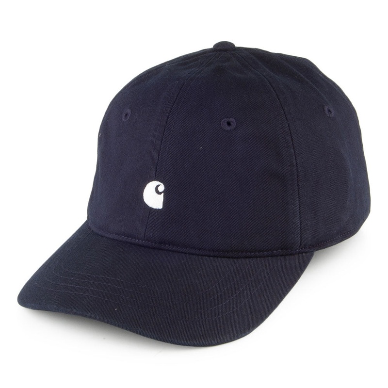 Carhartt WIP Hats Madison Logo Baseball Cap – Navy Blue Adjustable