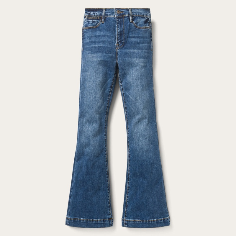 High Waist Flare Jean Blue 00 S