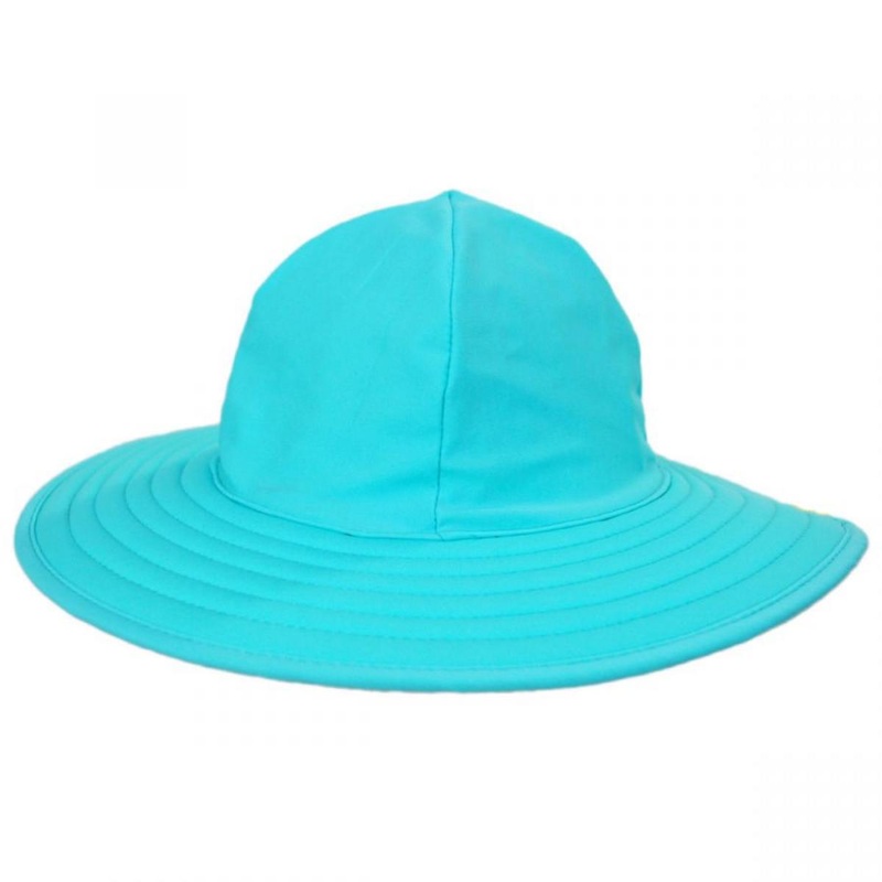 Kid’s Cormorant Swimwear Reversible Sun Hat AQUA CHILD