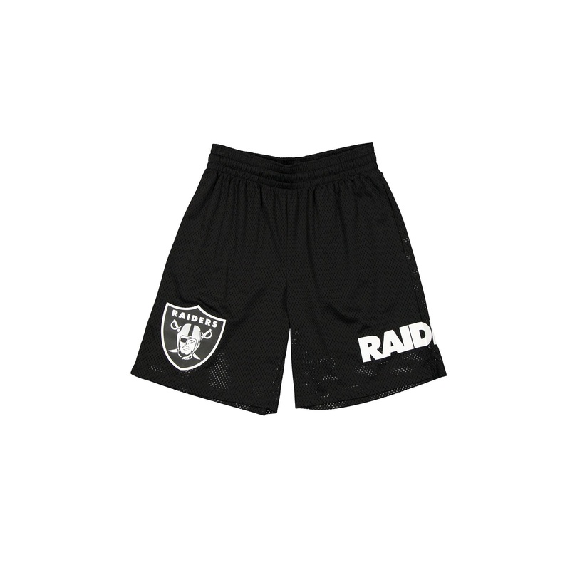 Las Vegas Raiders Mesh Black Shorts S
