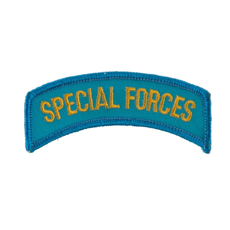 Military Related Text Embroidered Patch Special Forces One Size