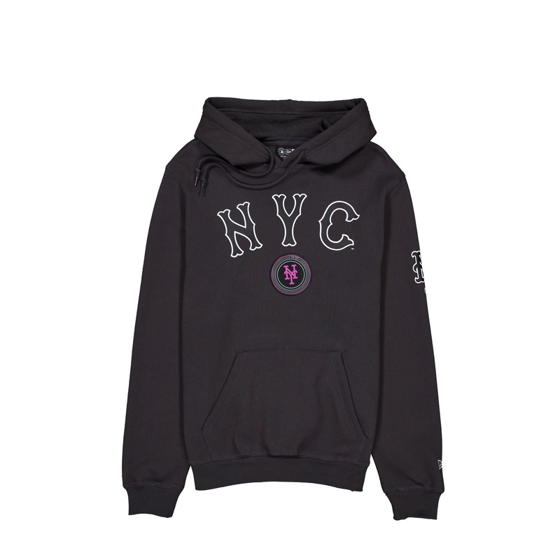 New York Mets City Connect Black Hoodie S