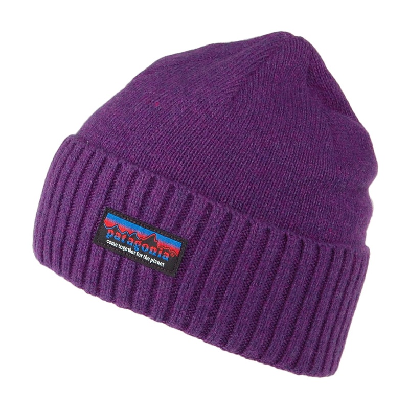 Patagonia Hats Together For The Planet Brodeo Recycled Beanie Hat – Purple 1-Size