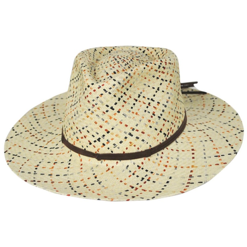 Shasta Panama Straw Fedora Hat NATURAL S