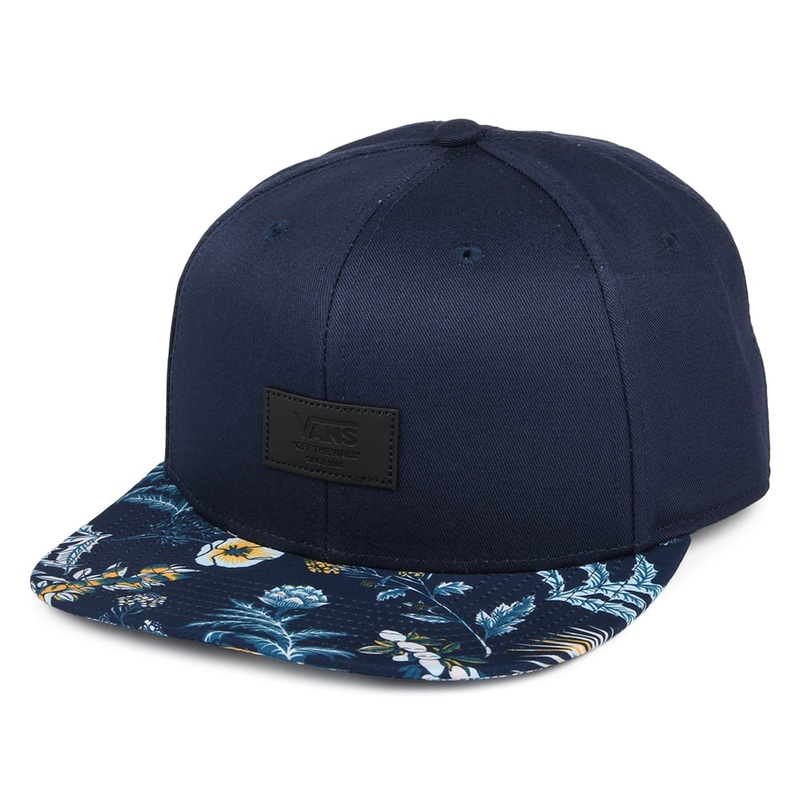 Vans Hats Allover It Califas Snapback Cap – Navy Blue Adjustable