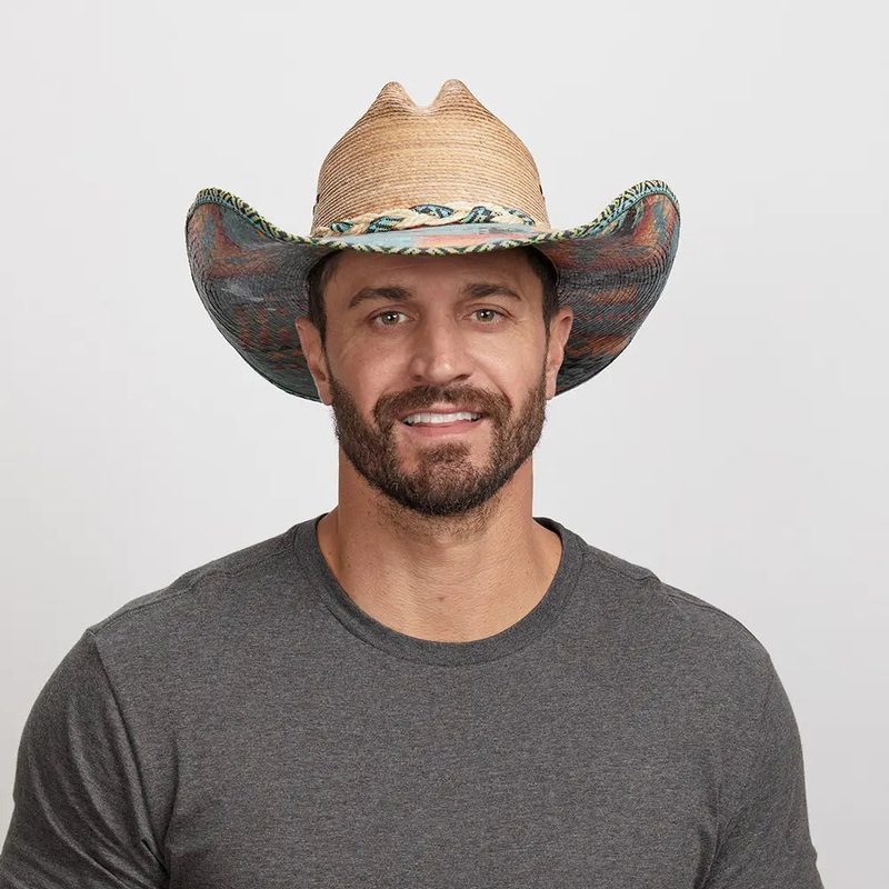 Cassius | Mens Straw Cowboy Hat Natural SM