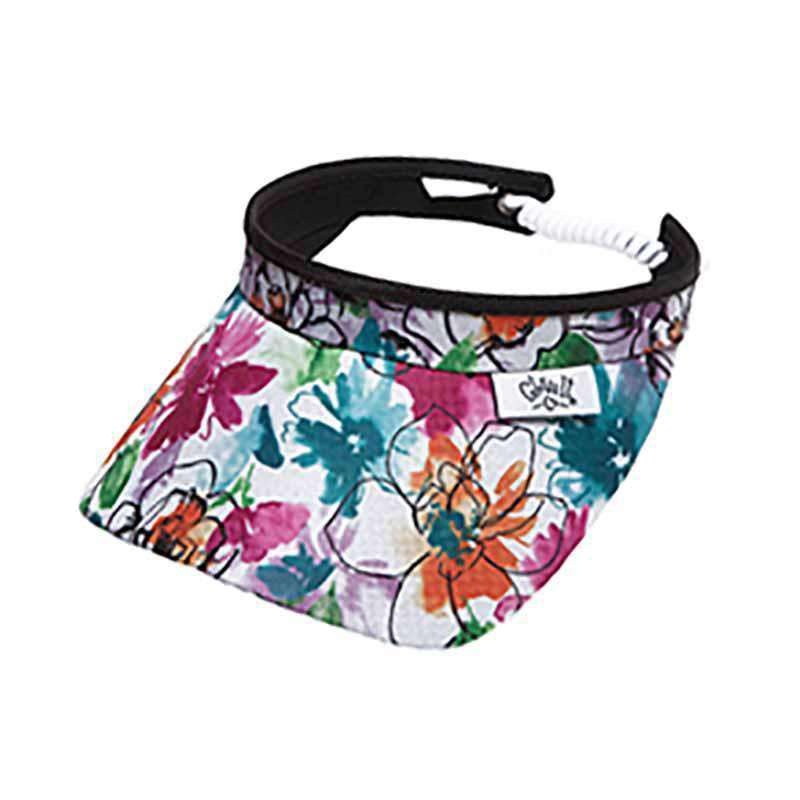 Garden Party Golf Sun Visor with Coil Lace by GloveIt Garden Party