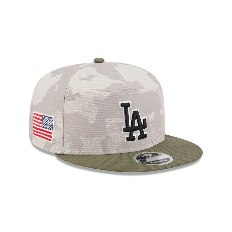 Los Angeles Dodgers Armed Forces Day 2025 Split Panel 9FIFTY Snapback Hat One Size