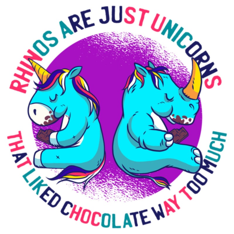 Purple Unicorns and Rhinos Default Title One Size