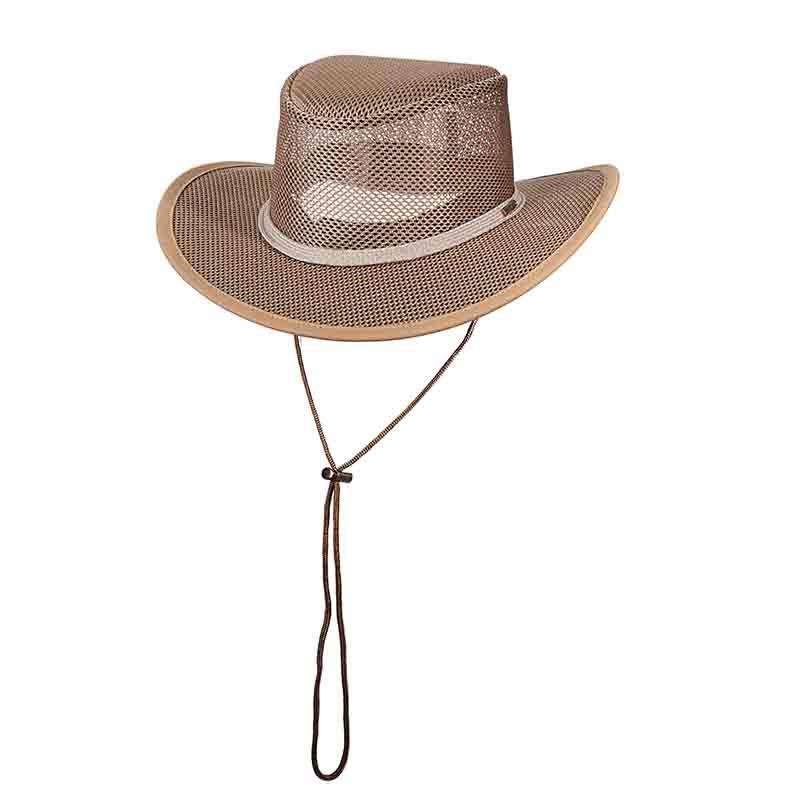 Stetson Hats Mesh Outback Hat for Men up to XXL – Mushroom Mushroom Small