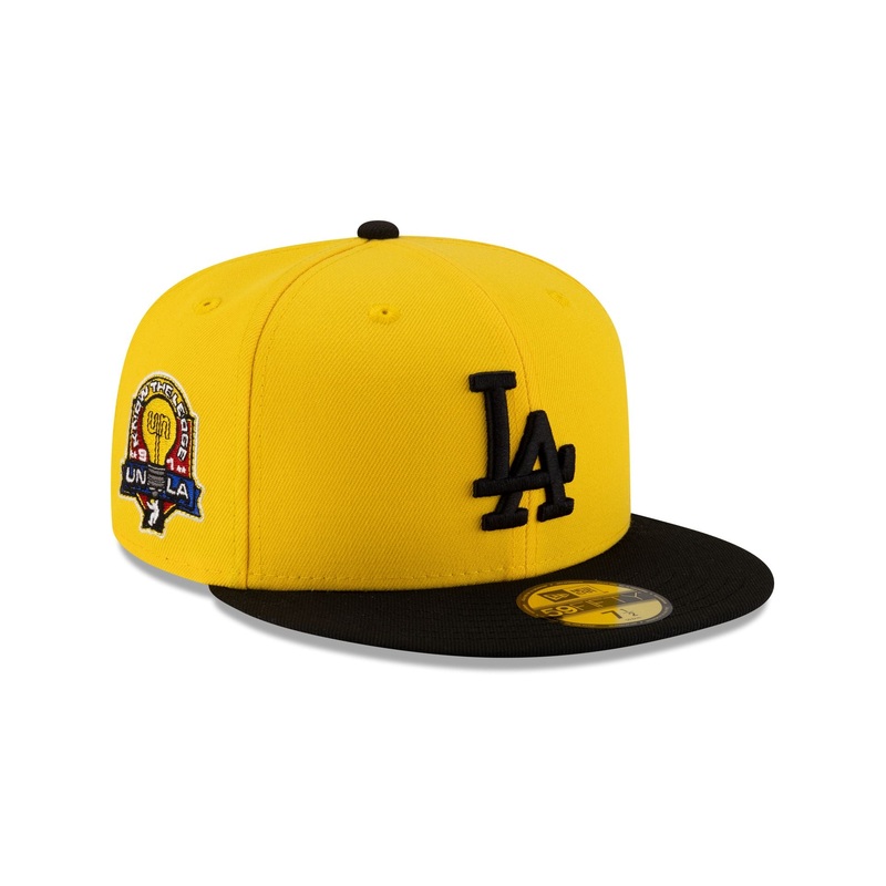 Union x Los Angeles Dodgers Yellow 59FIFTY Fitted Hat 7