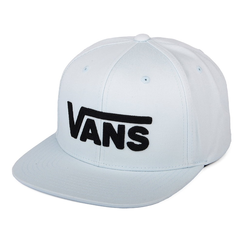 Vans Hats Drop V II Cotton Snapback Cap – Sky Blue Adjustable