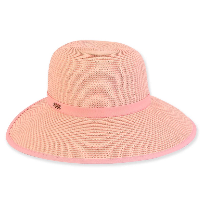 Backless Facesaver Lounging Hat – Sun ‘N’ Sand Hat Pink Medium (57 cm)