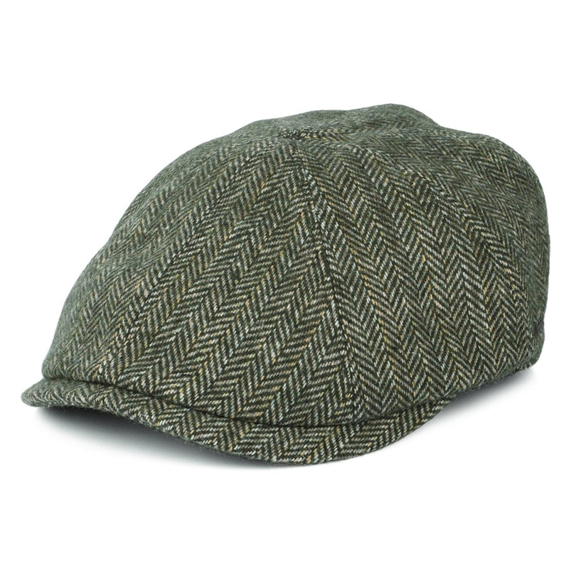 Bailey Hats Arley Wool Blend Newsboy Cap – Olive-Cream-Brown S