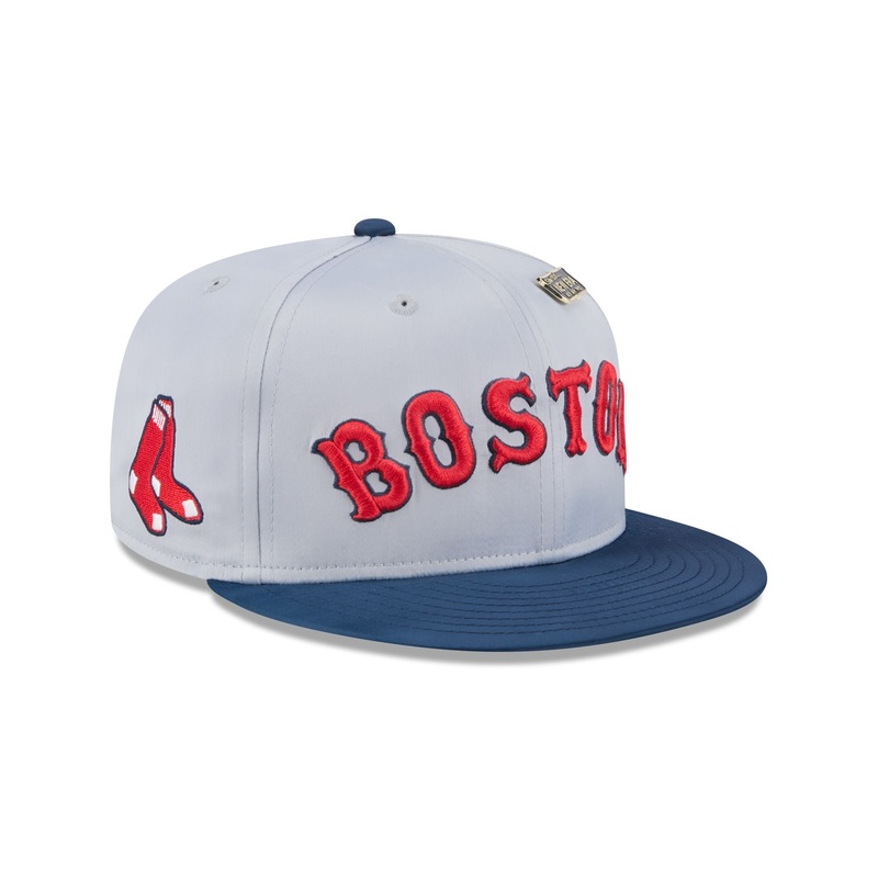 Boston Red Sox Spring Satin 59FIFTY Fitted Hat 7