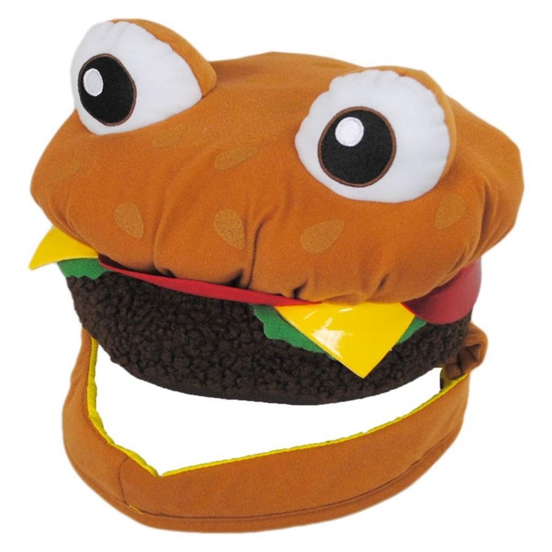 Cheeseburger Jawesome Hat MULTI ONE SIZE FITS MOST