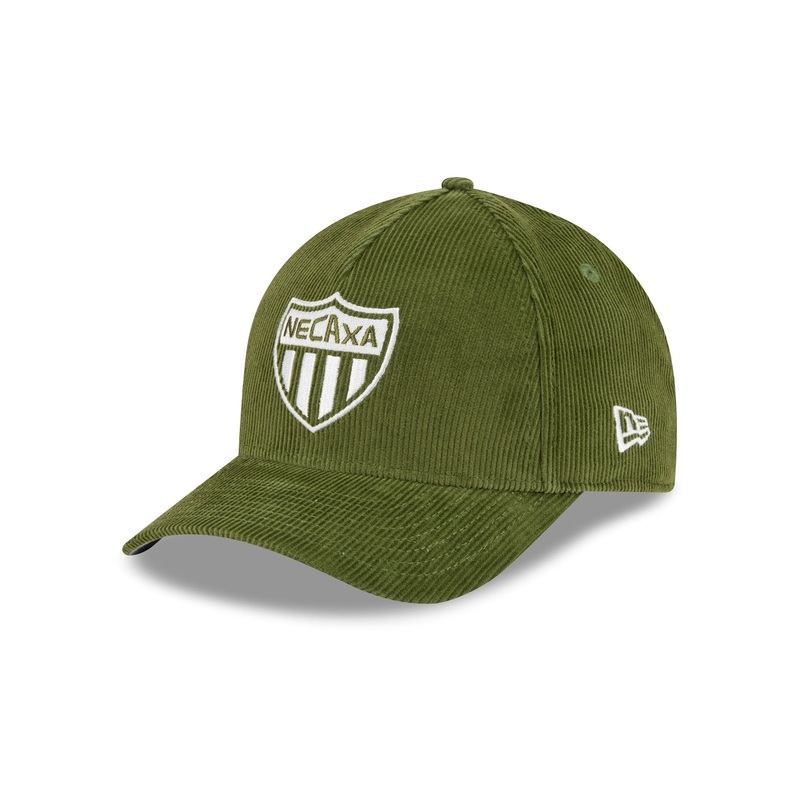 Club Necaxa Olive Corduroy 9FORTY M-Crown Snapback Hat One Size