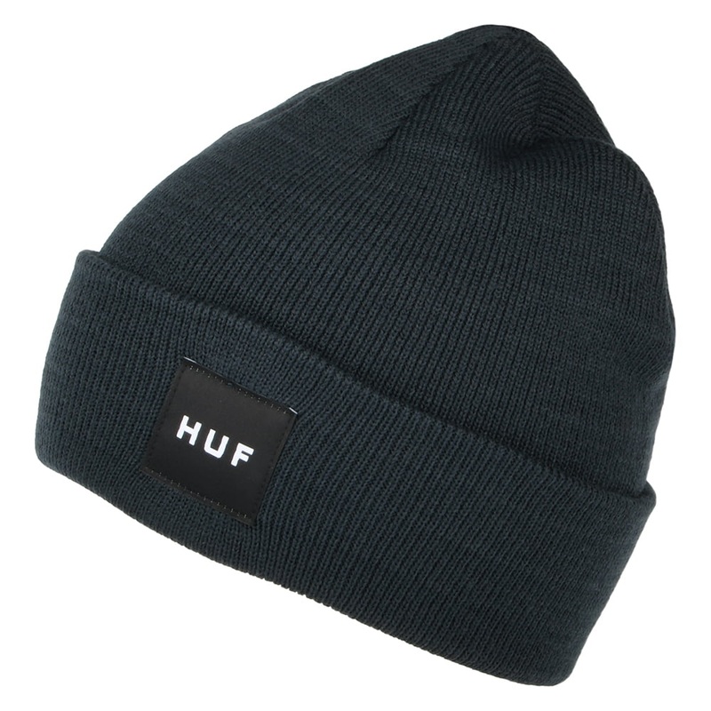 HUF Box Logo Beanie Hat – Navy Blue 1-Size