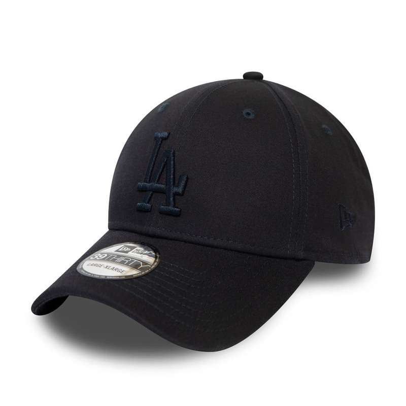New Era 39THIRTY L.A. Dodgers Baseball Cap – MLB Tonal League Essential – Navy Blue Small/Medium