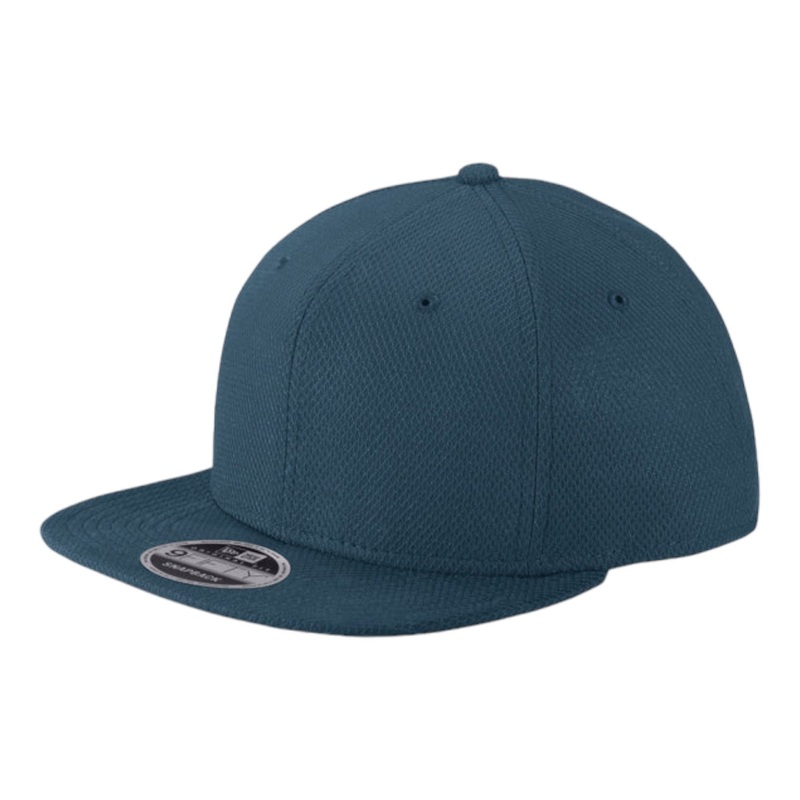 New Era NE404 Original Fit Diamond Era Flat Bill Snapback Cap Black